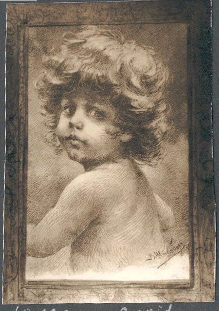 Historical photograph of Cupid, 1894 from the family album
