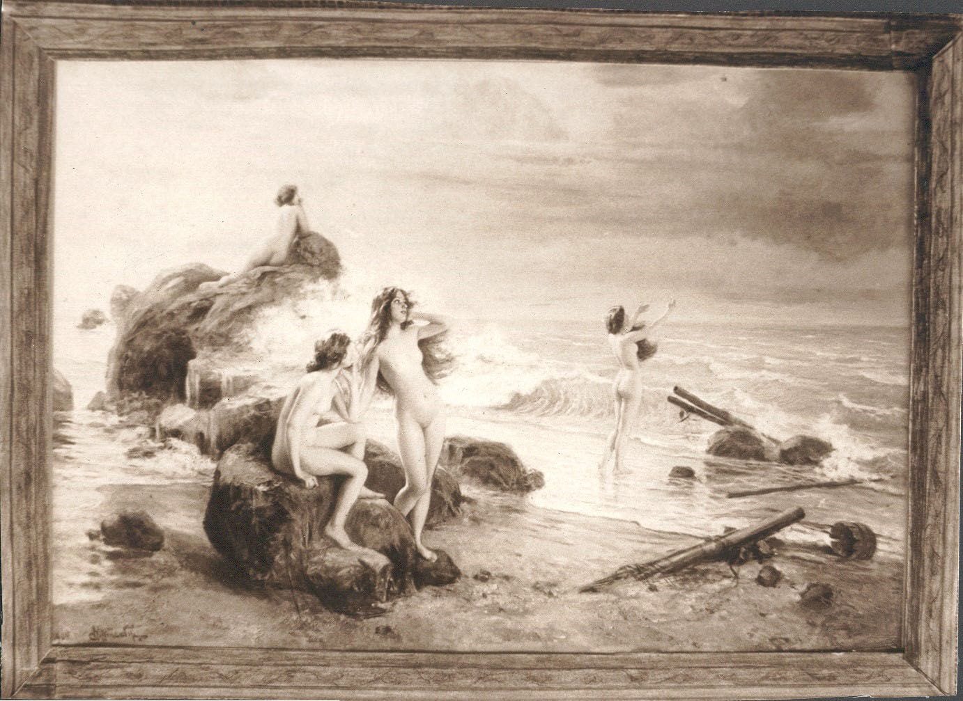 Historical photograph of Mermaids, 1909 from the family album