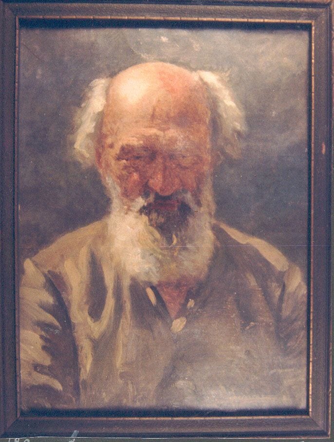 Historical photograph of Old Man From Lubanovo, 1889 from the family album