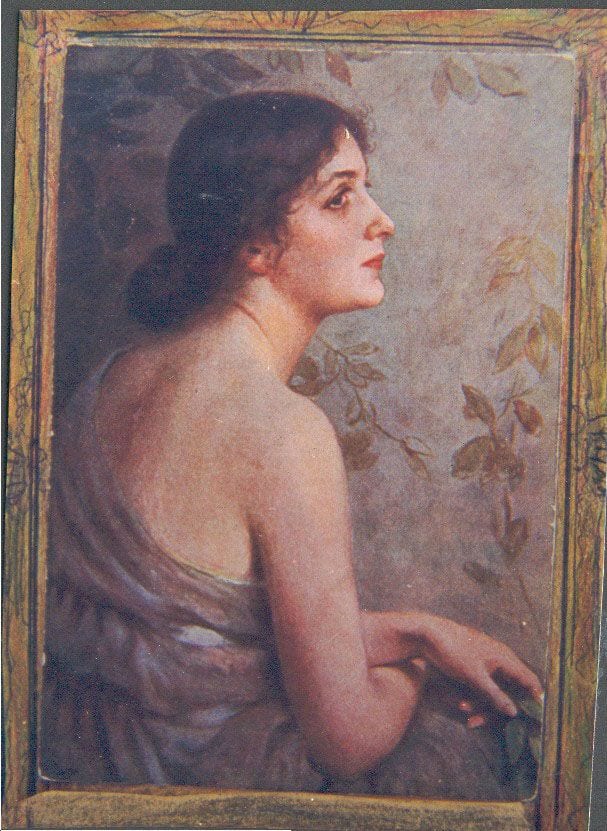 Historical photograph of Model From Munich, 1913 from the family album