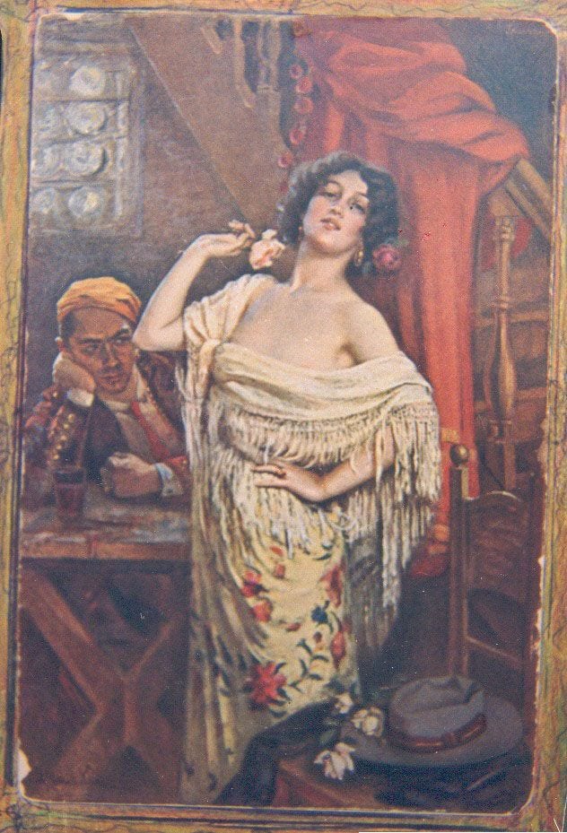 Historical photograph of Carmen, 1909 from the family album