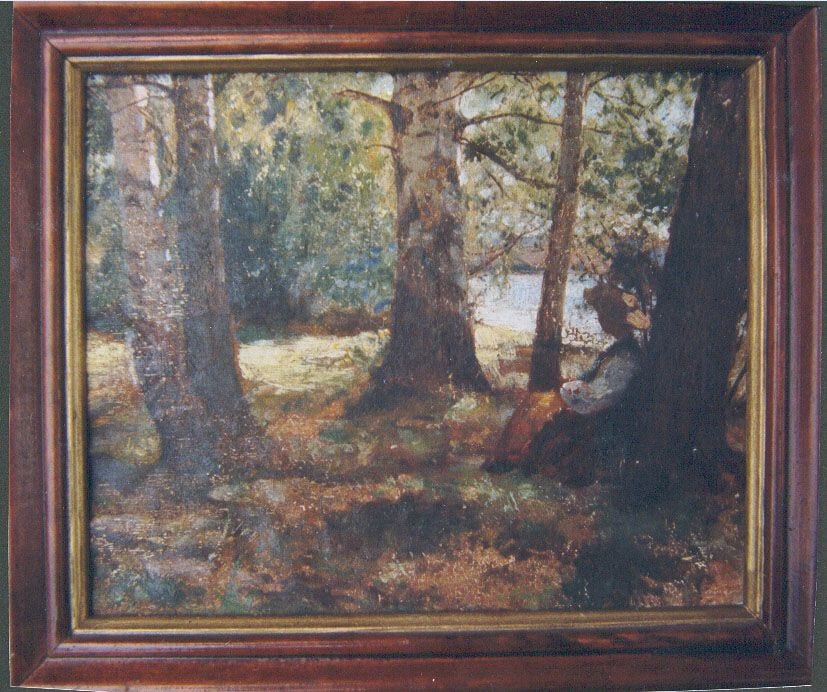 Historical photograph of In Lubanova, 1888 from the family album