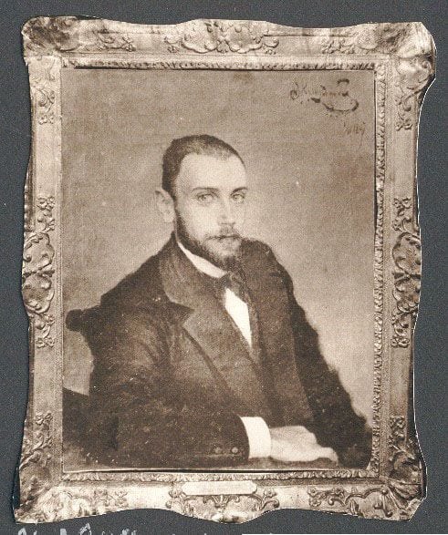 Historical photograph of Emil Medtner, 1897 from the family album