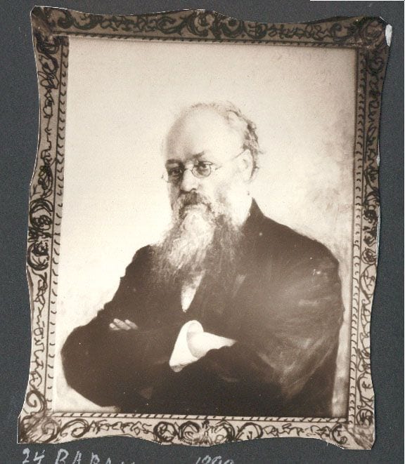 Historical photograph of A. Baranoff, 1894 from the family album
