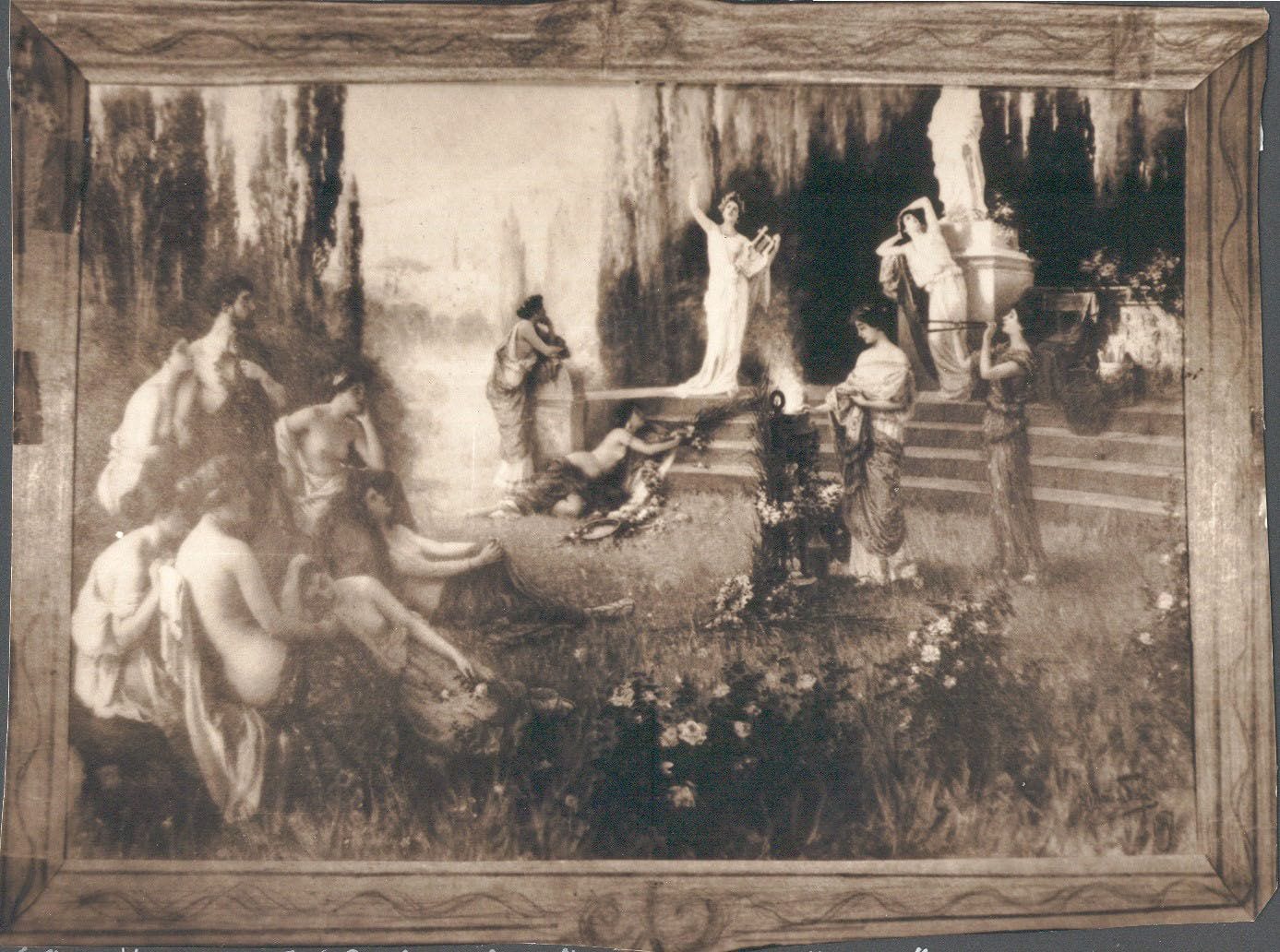 Historical photograph of A Hymn to the Rising Sun, 1896 from the family album