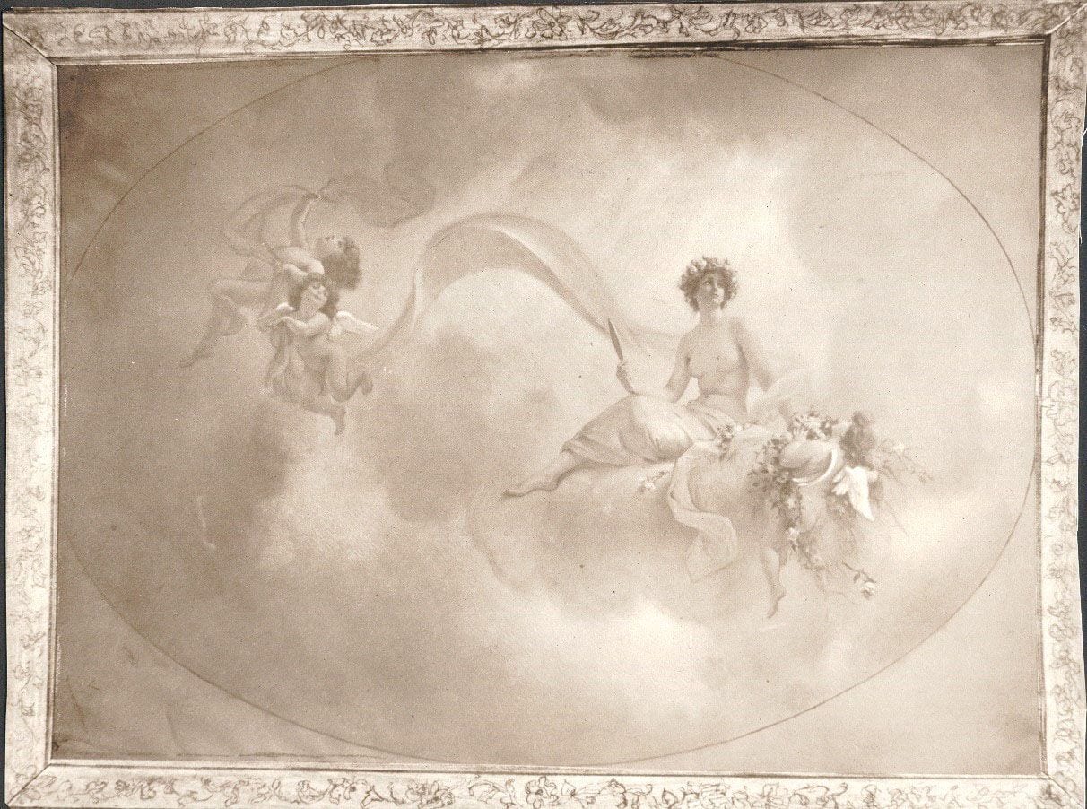 Historical photograph of Morning Toilet of Venus, 1893 from the family album