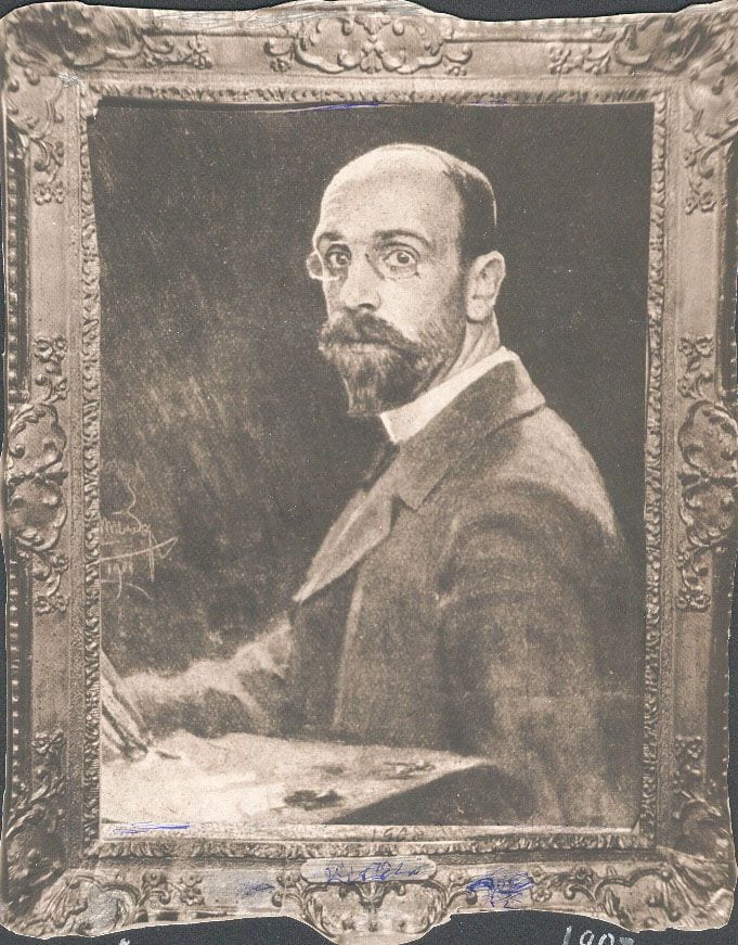 Historical photograph of Victor Stember - Self Portrait, 1907 from the family album