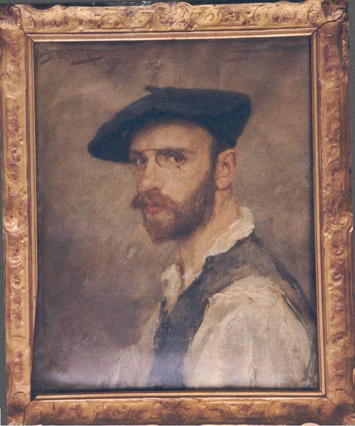 Historical photograph of Victor Stember - Self Portrait, 1894 from the family album