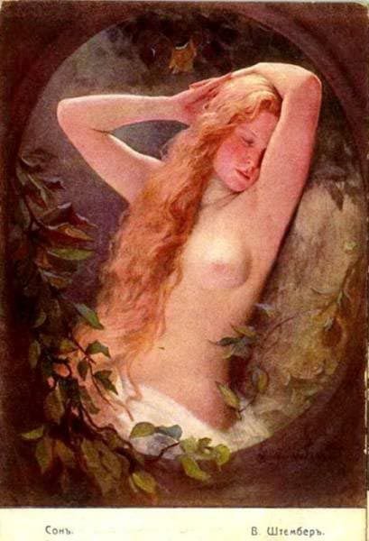 Postcard of Slumber, 1910