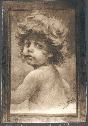 Cupid, 1894, painting by Victor Stember