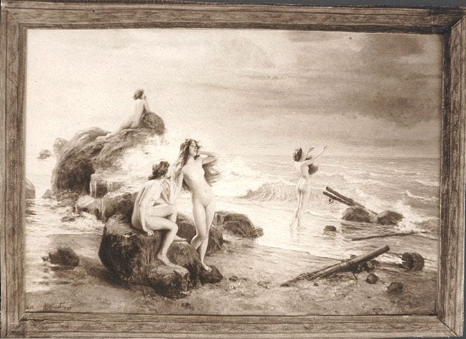 Mermaids, 1909, painting by Victor Stember