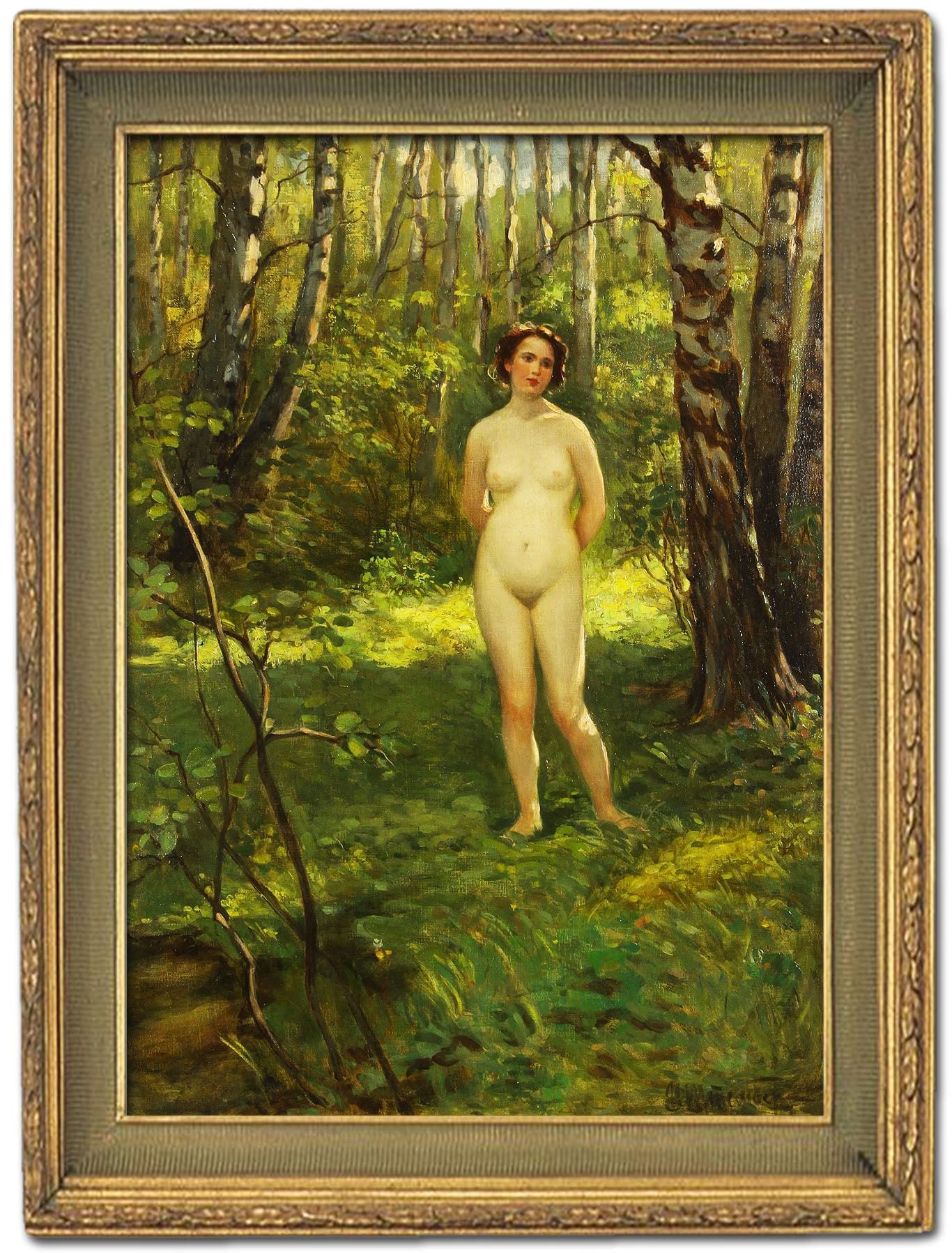 On A Hot Summer Day, 1914, painting by Victor Stember