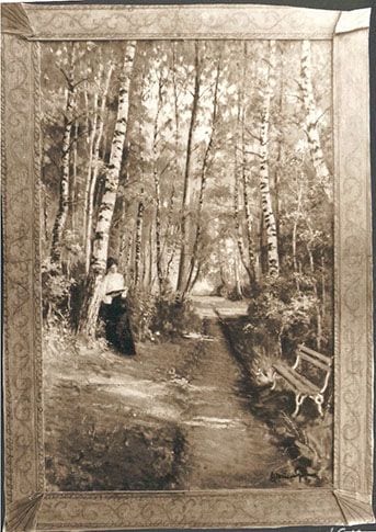 The Farthest Walk In the Park, 1903, painting by Victor Stember