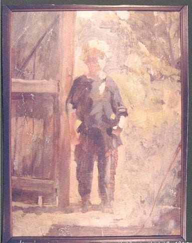 Ten Minute Sketch, 1896, painting by Victor Stember