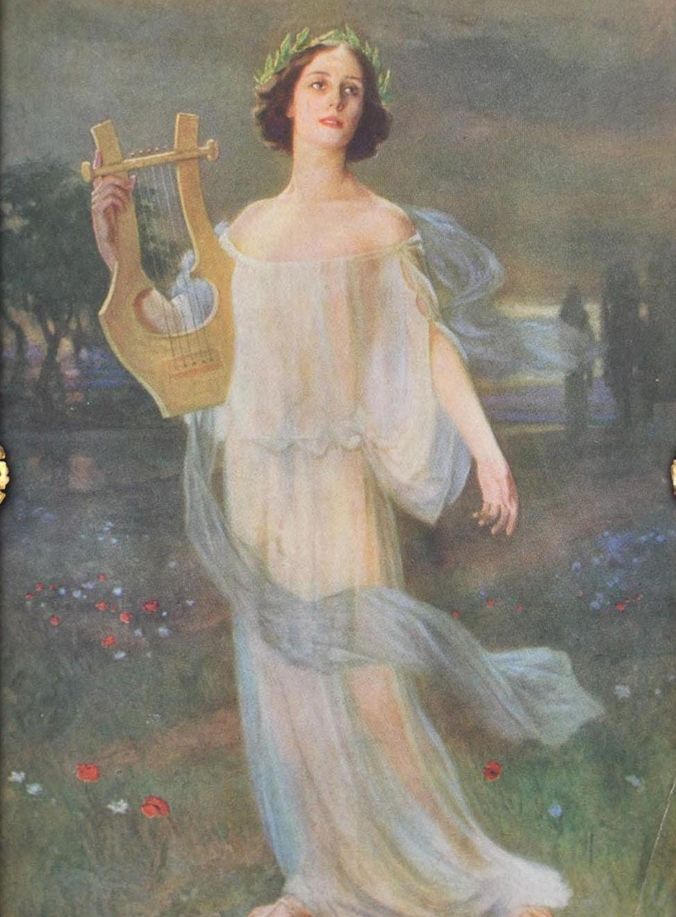Anna Pavlova, 1909, painting by Victor Stember
