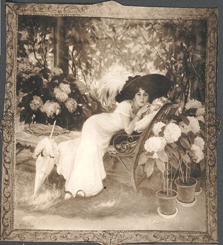 Mrs. M. Shibaeva or Shebaeff, 1910, painting by Victor Stember