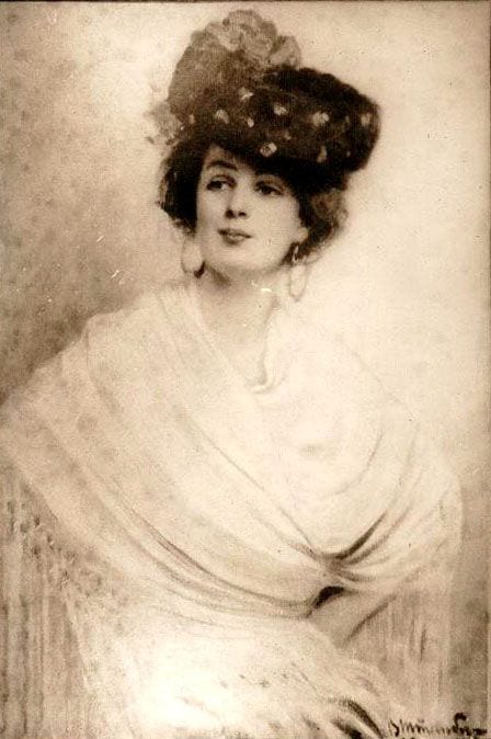 A Spanish Girl, 1911, painting by Victor Stember