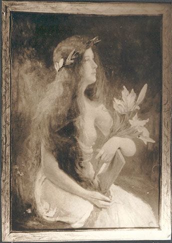 A Muse, 1902, painting by Victor Stember