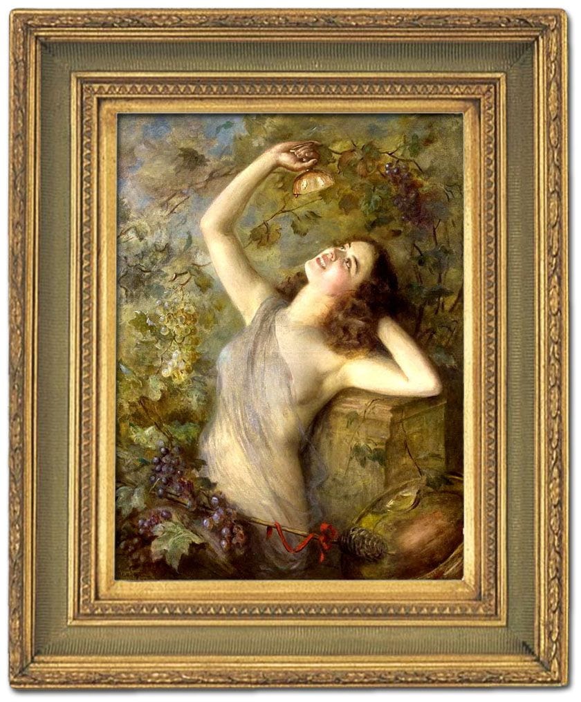 Bacchus (Becchante), painting by Victor Stember