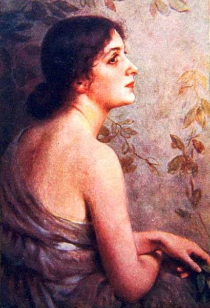 Model From Munich, 1913, painting by Victor Stember