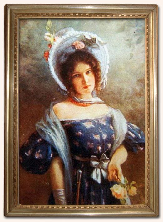 Emilia Medtner (Metner), 1908, painting by Victor Stember