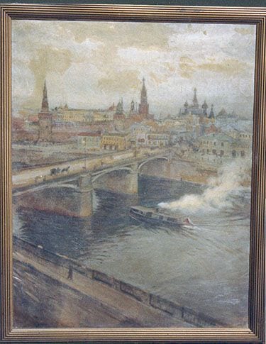 View From Stember's Studio Of The Kremlin, 1902, painting by Victor Stember