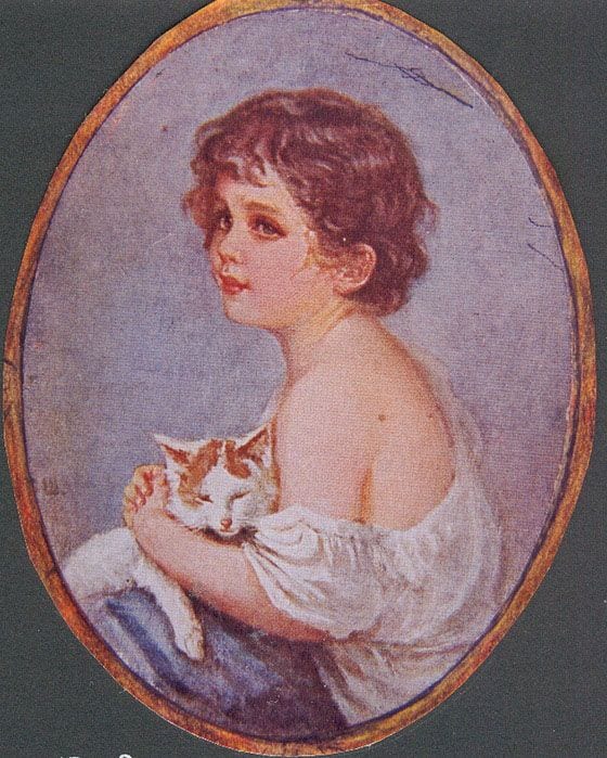 Ksenia With A Cat