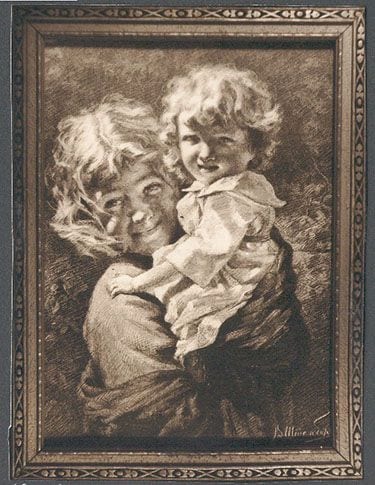 In The Sun, 1889, painting by Victor Stember