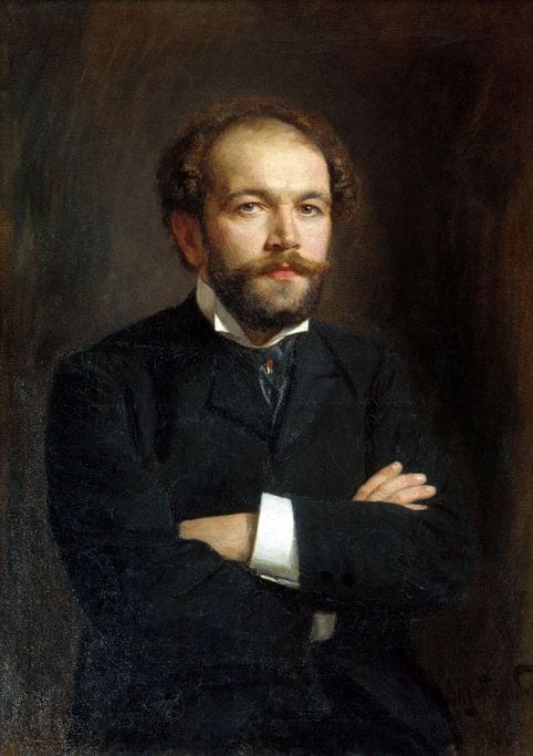 Nikolai Medtner 1880-1951, painting by Victor Stember