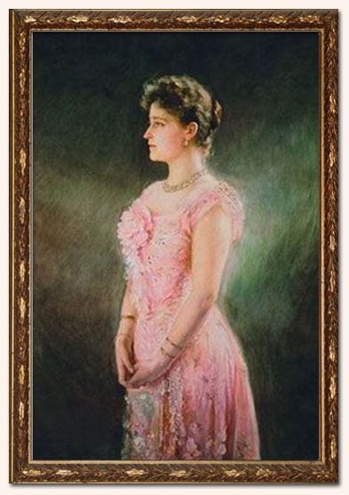 Portrait of Empress Alexandra Feodorovna, 1901, painting by Victor Stember