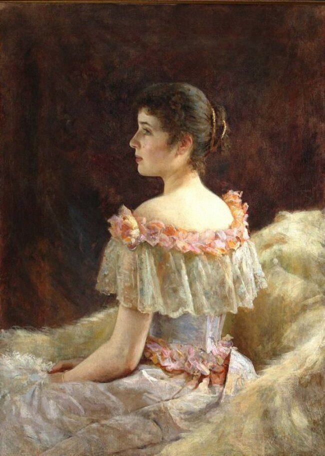 Margarita Kirillovna Morosova, painting by Victor Stember
