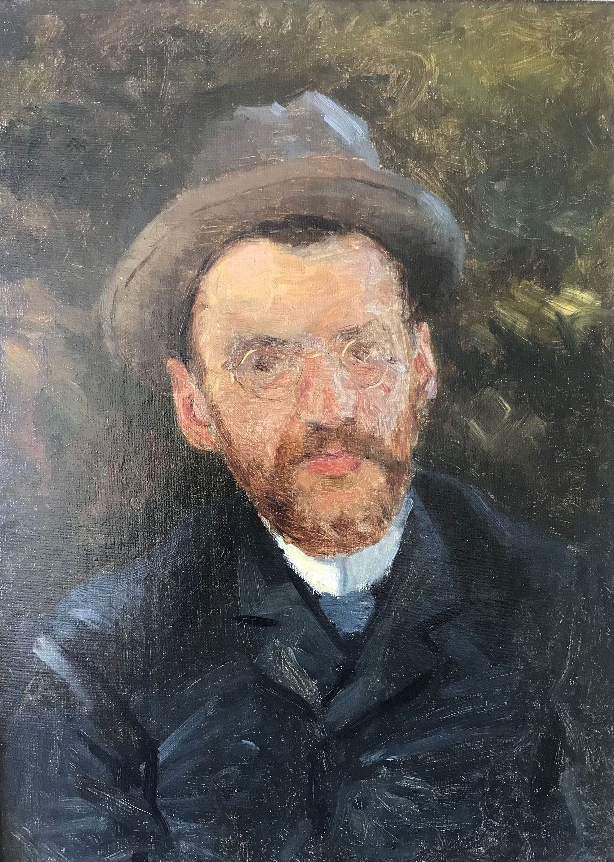 Man With Glasses, painting by Victor Stember