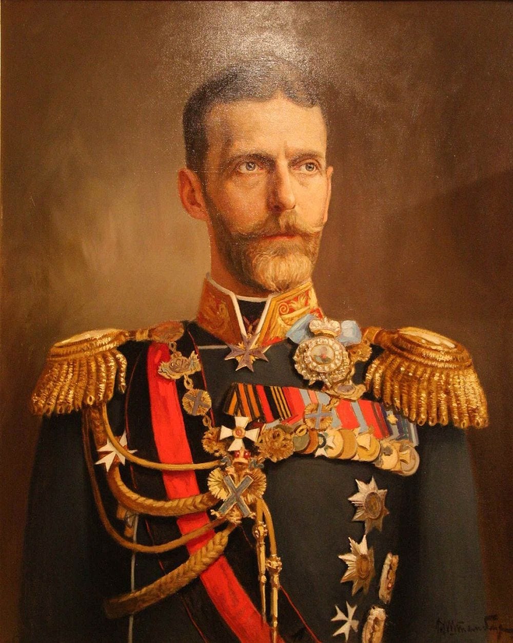 Portrait of Grand Duke Sergei Alexandrovich, painting by Victor Stember