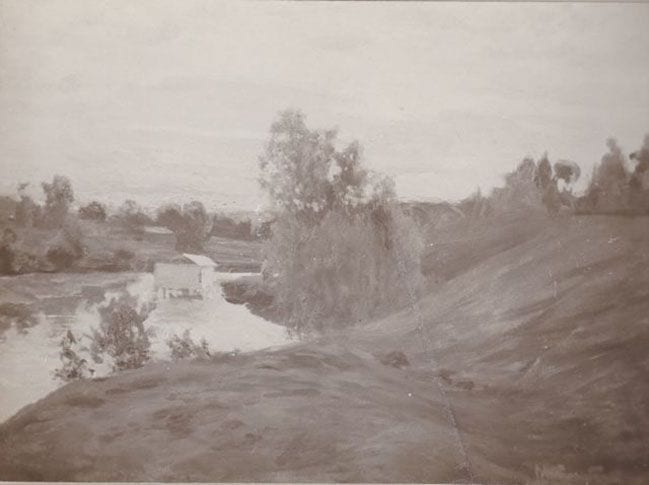 Bathing Shed, 1906, painting by Victor Stember