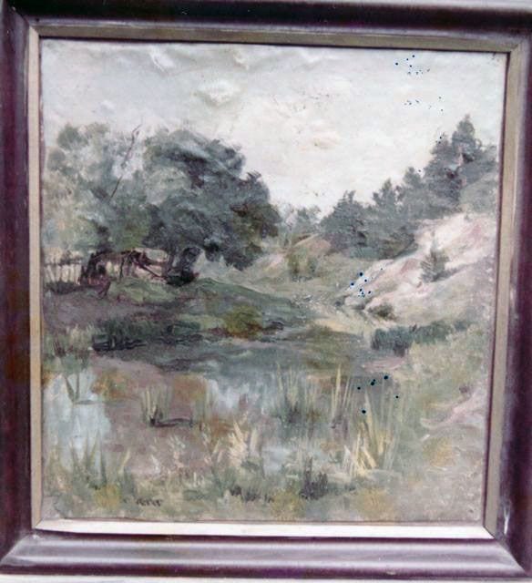 Countryside of Normandy, France, 1888, painting by Victor Stember