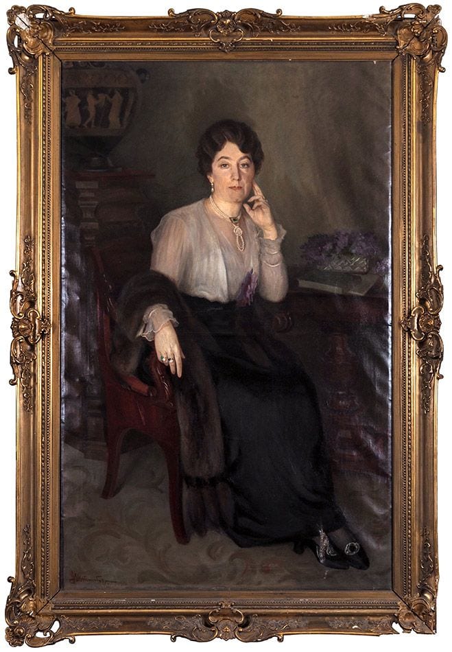 Portrait of Lyolya Kuznets, 1913, painting by Victor Stember