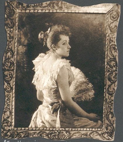 Ms. Vostriakova, 1896, painting by Victor Stember