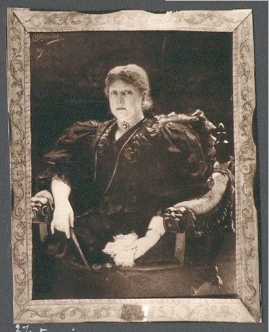 Mrs. Freiwerg-Motzow also referred to as Mrs. Freivert-Lutzoff, 1896, painting by Victor Stember