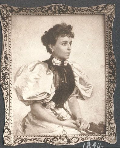 Mrs.E. Feigina, 1894, painting by Victor Stember