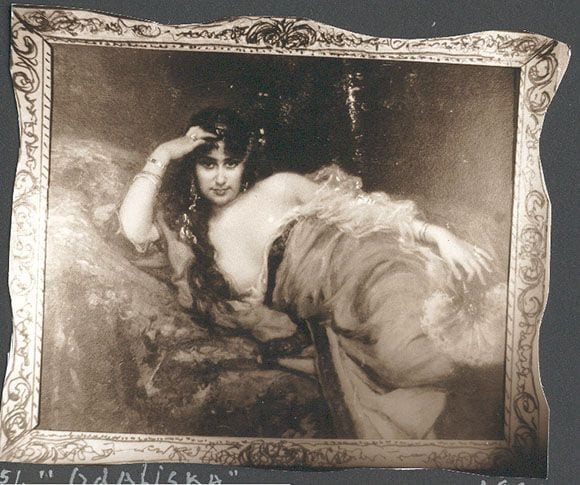 Odalisque ( Concubine), 1899, painting by Victor Stember