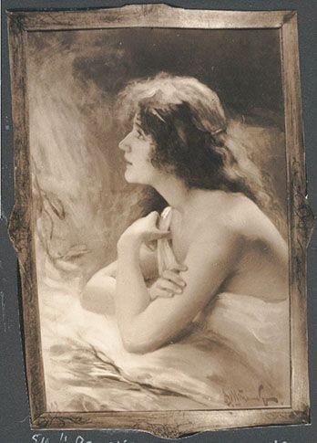 Profile, 1902, painting by Victor Stember