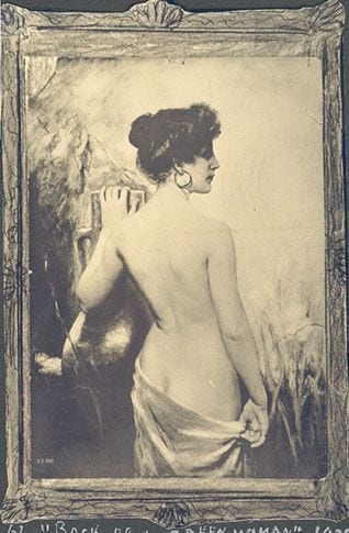 Back of a Greek Woman, 1900, painting by Victor Stember