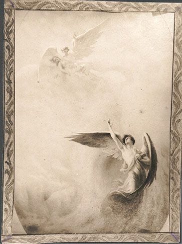 Demon and Tamara, 1904, painting by Victor Stember