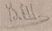 Victor Stember’s initials as he signed smaller works