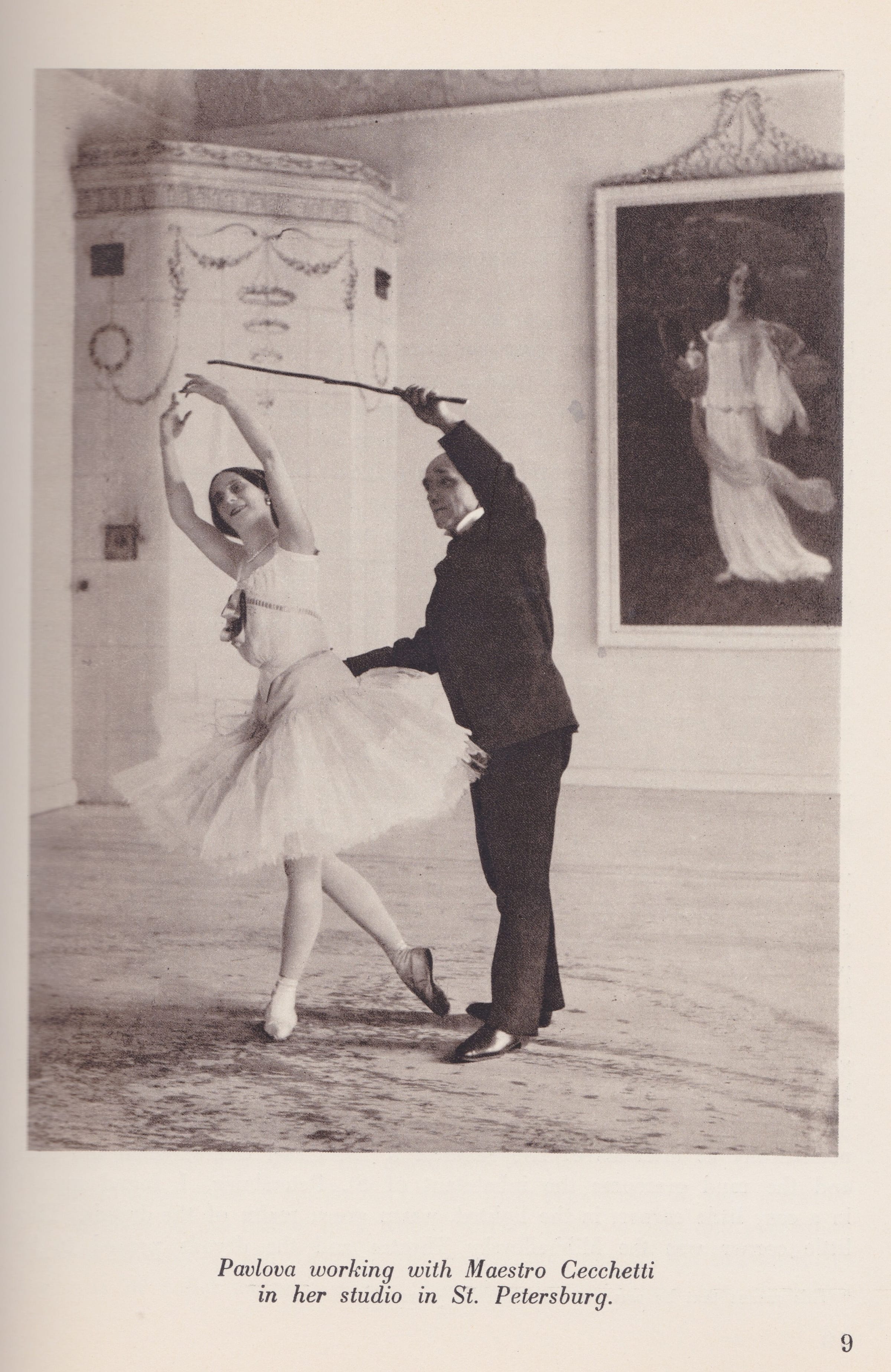 The beautiful full sized painting of Anna Pavlova (#118 on this site) was done by Victor Stember in