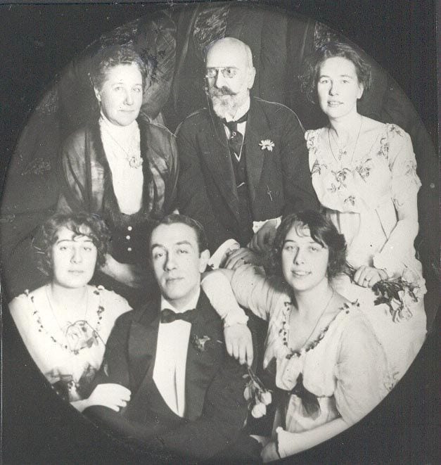 This is the official family photo of the Stember family. It was taken in 1913 in Moscow at the 25th