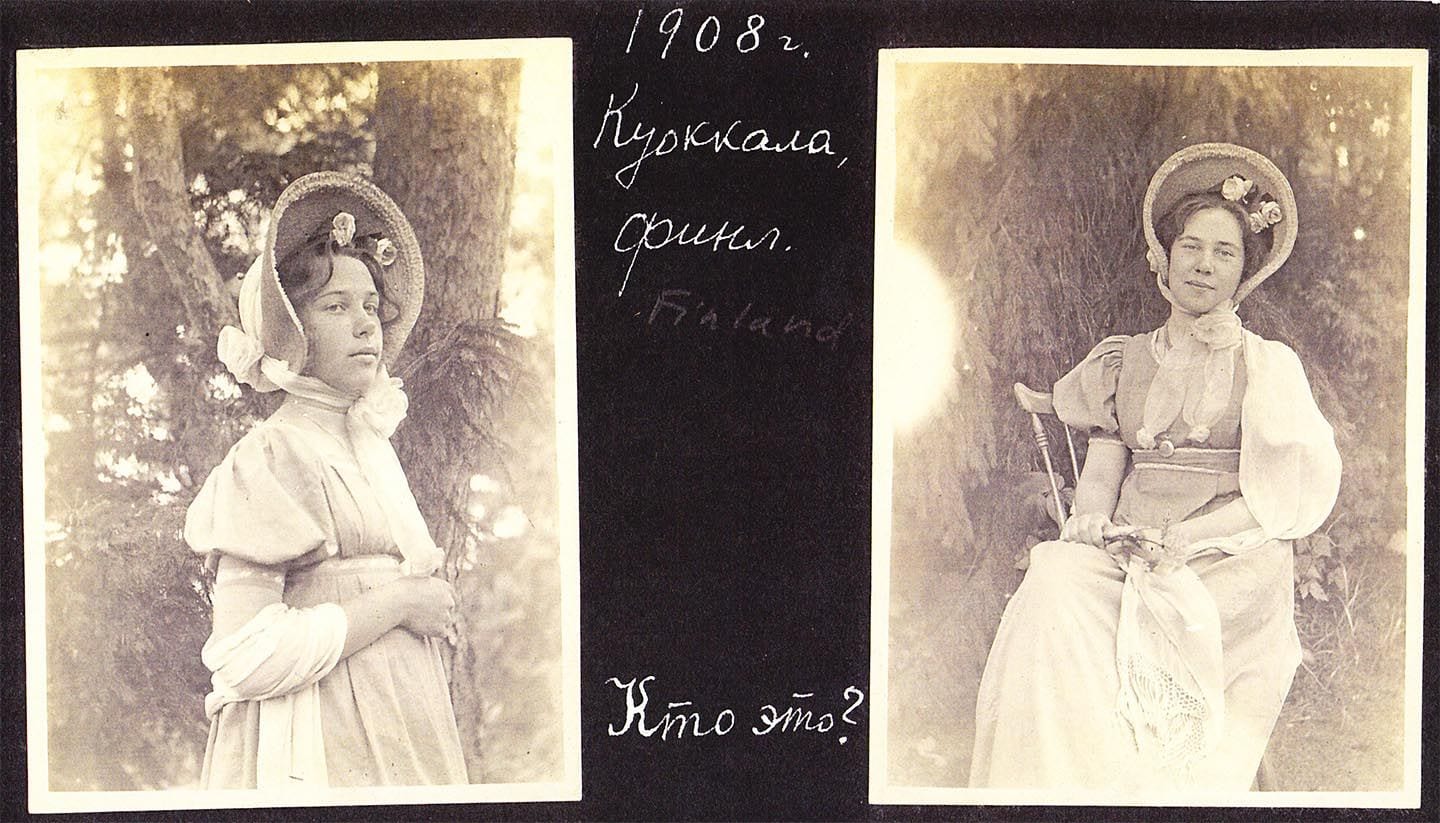 This is the artists daughter Natasha. She was very theatrical and loved to appear in plays.