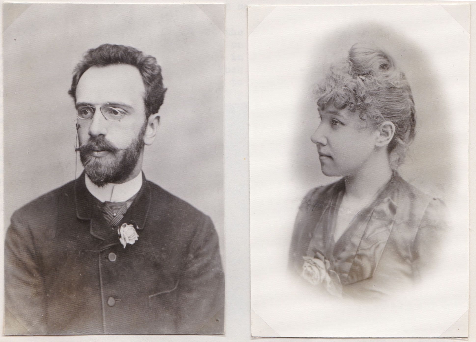 Young Victor and Nadia shortly after they were married in Nice, France.