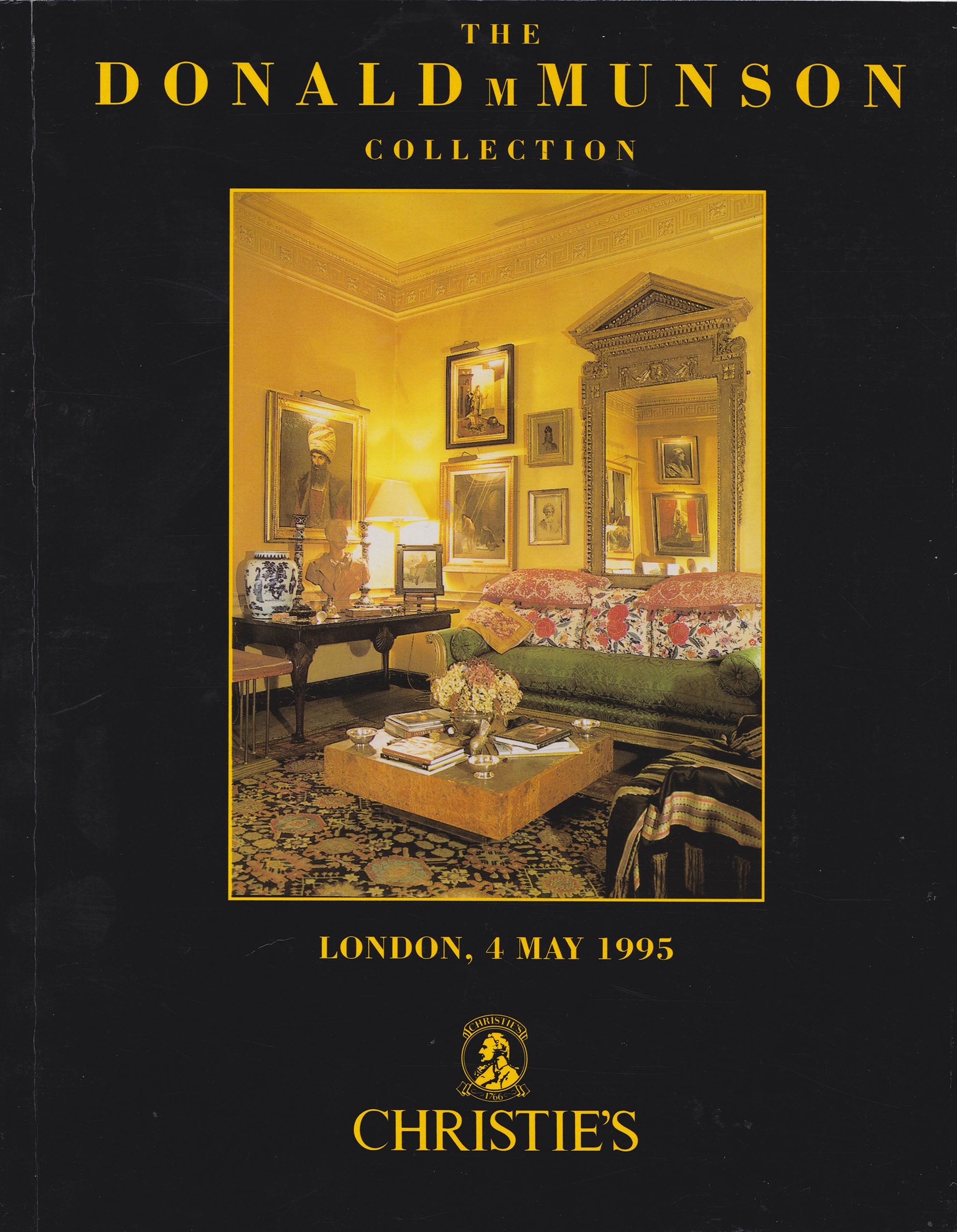This is the cover to the catalogue of the Christie's Auction in London on 4 May 1995 of the Donald M