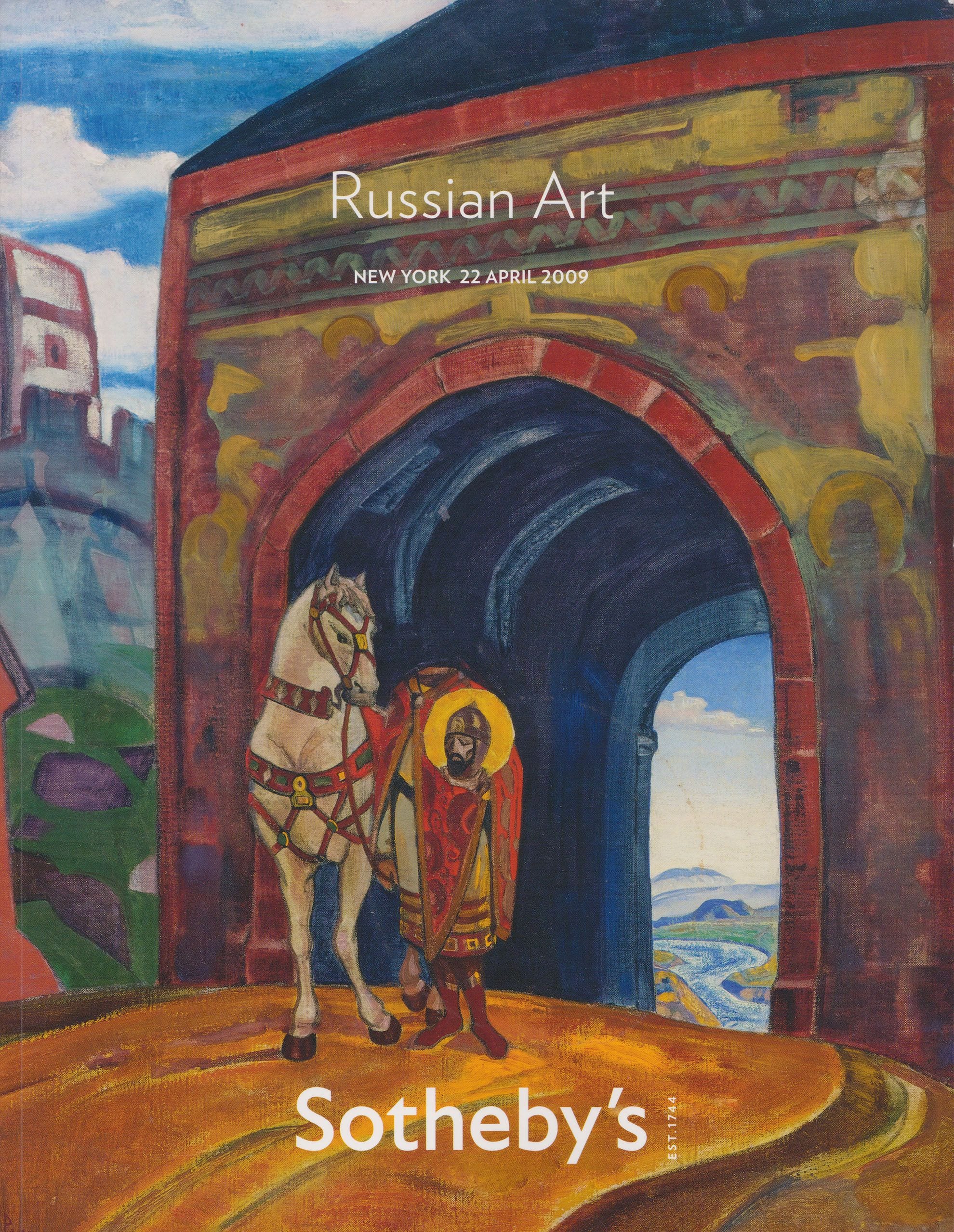 This is the catalogue cover to the Sotheby's Russian Art auction of 22 April 2009 in New York city.